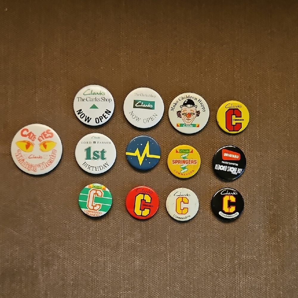 Clarks Vintage Button Collection SMALL